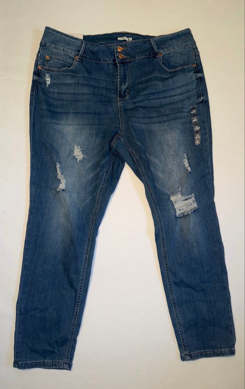 Rue women’s New distressed high rise skinny jeans